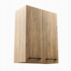 Wall cabinet for bathroom 80 cm, craft oak